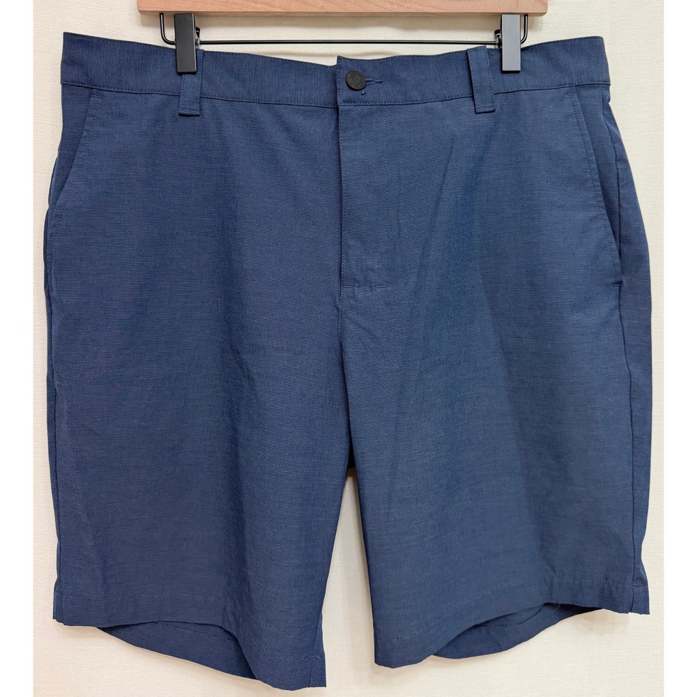 Banana Republic Mens Blue Performance Chino Shorts Size 38 Golf Travel Active